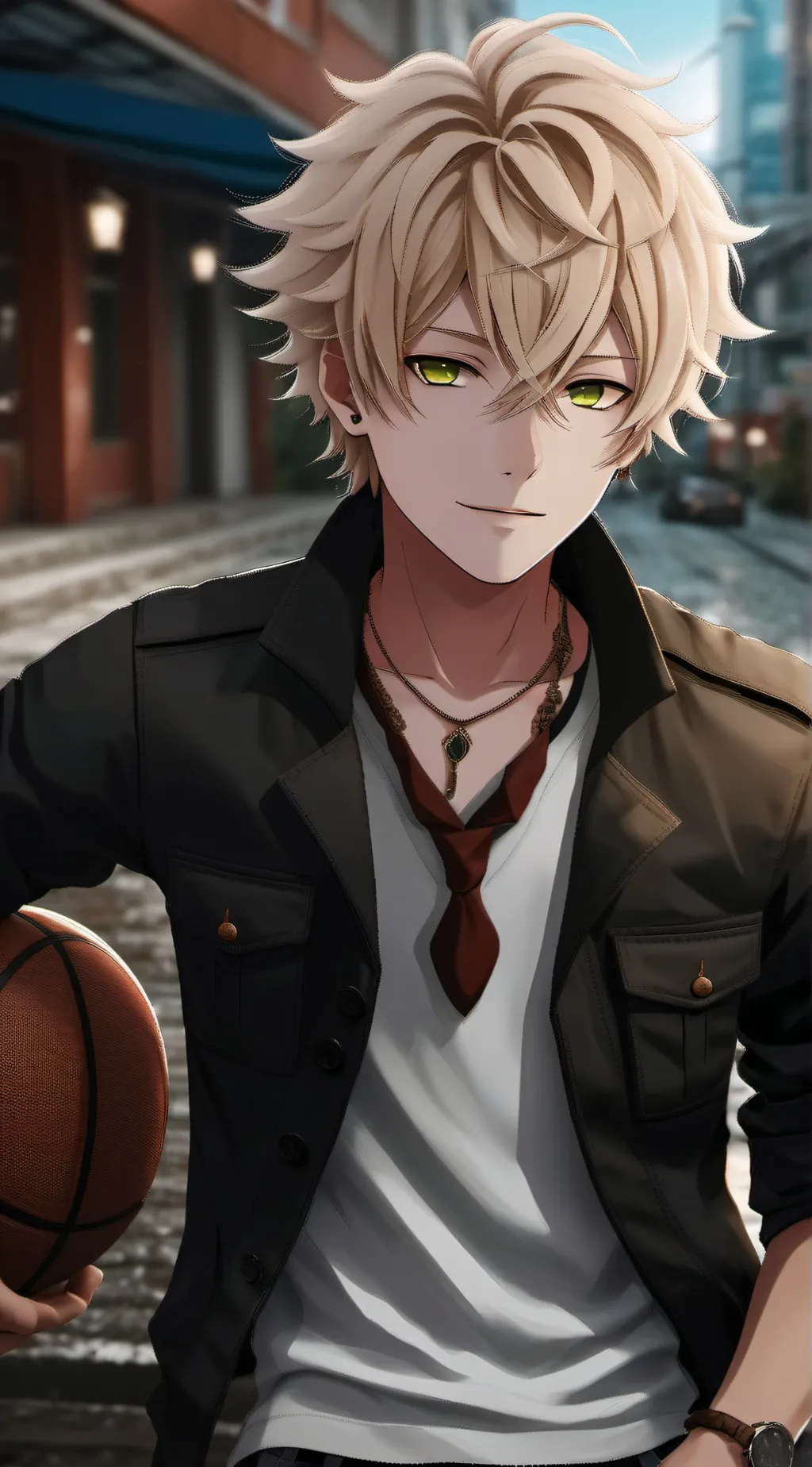 ai character: Evan background