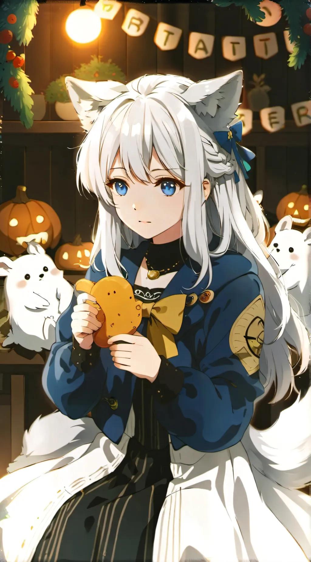 ai character: Luna background