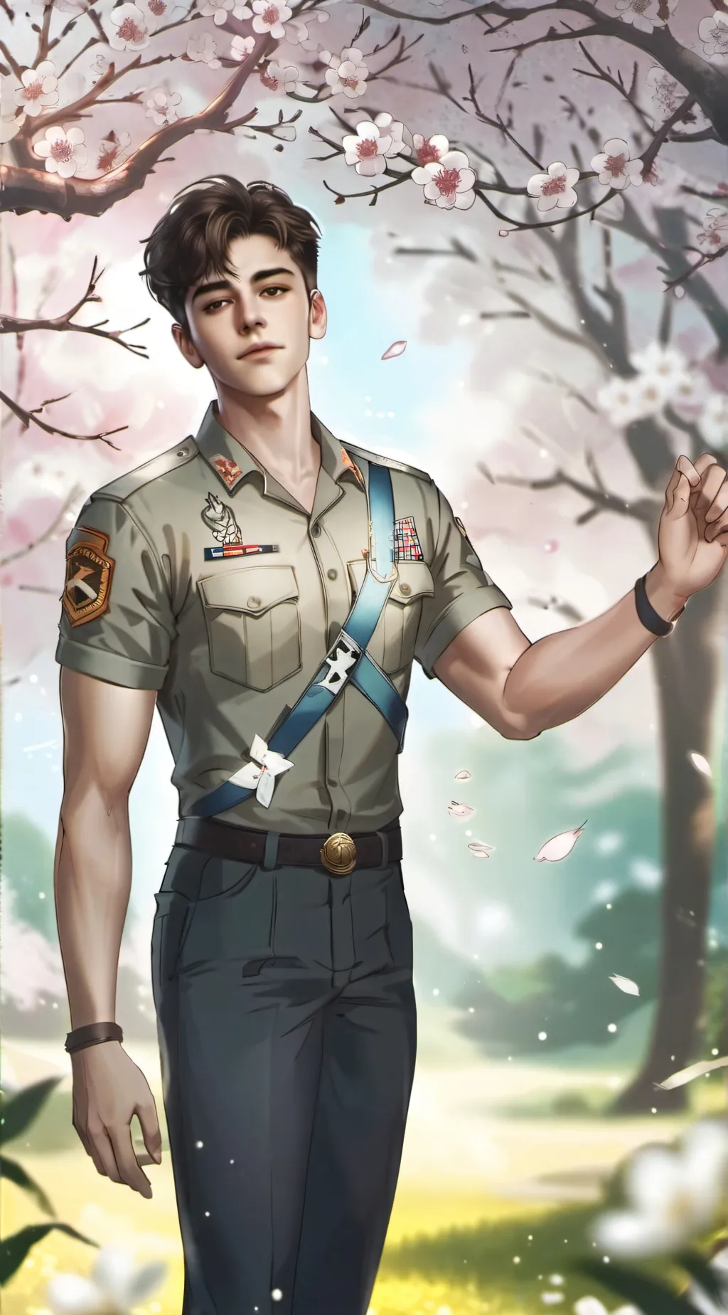 ai character: Damien background