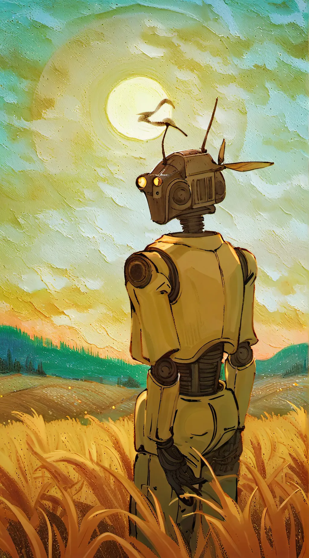 ai character: Robot 3000 background