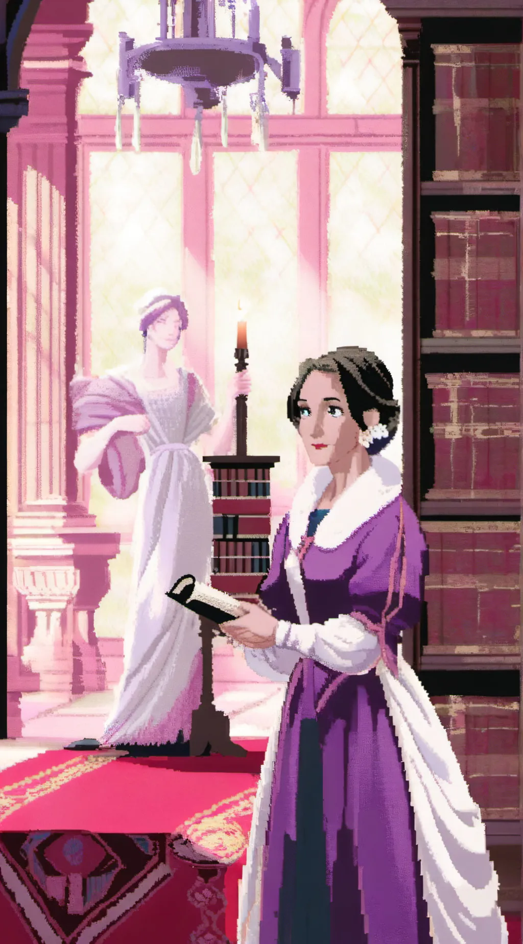 ai character: ariana grande background