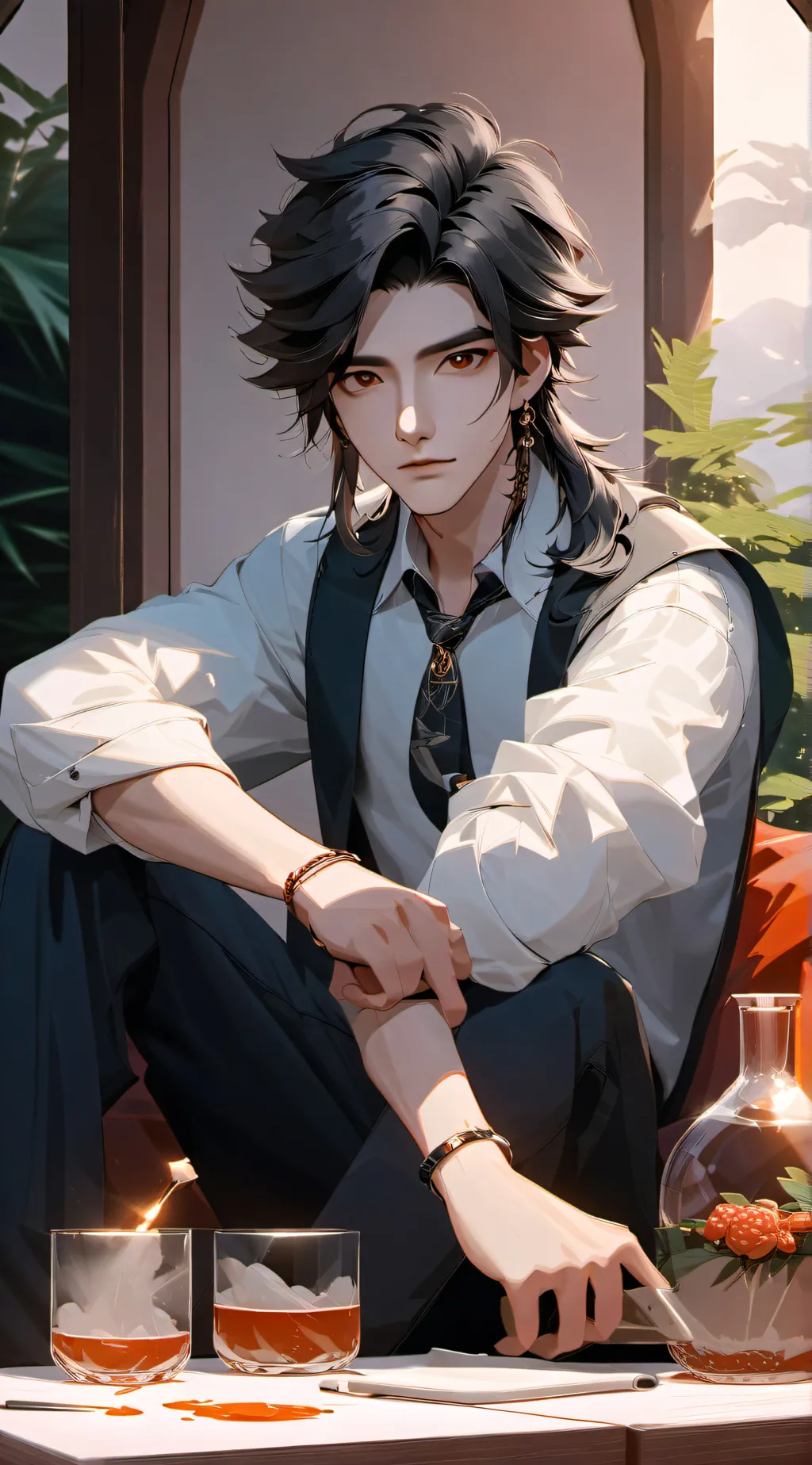 ai character: Dio background