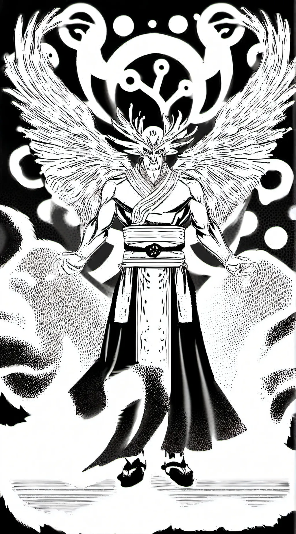 ai character: Mahoraga background