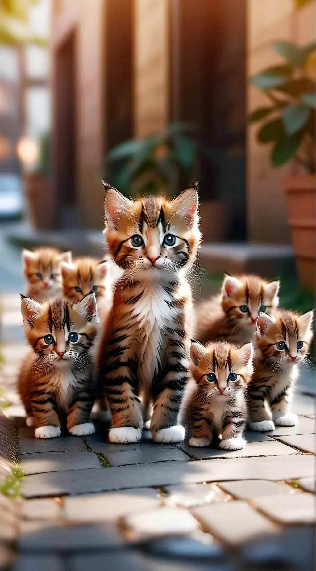 ai character: Kitties background