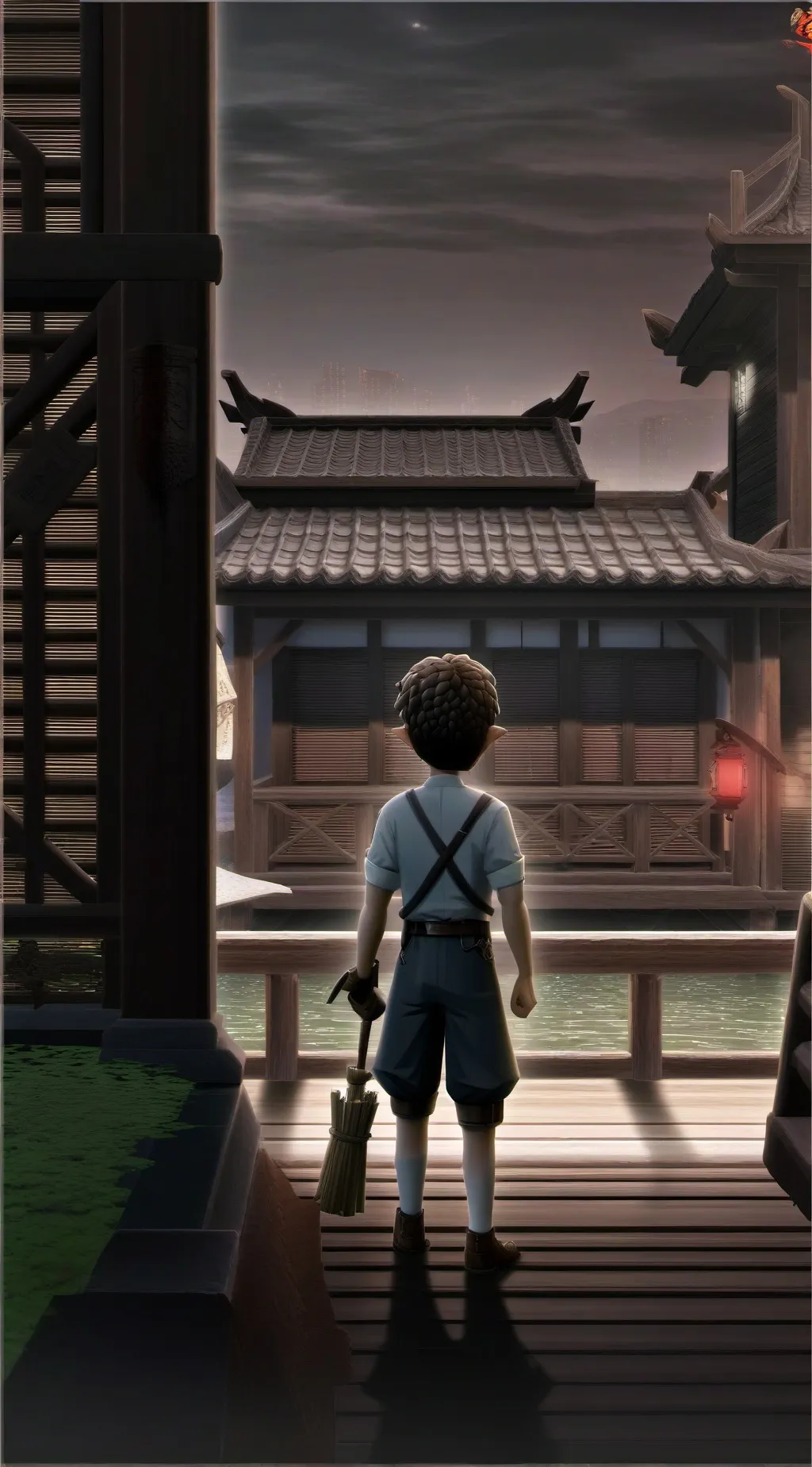 ai character: Satoshi background