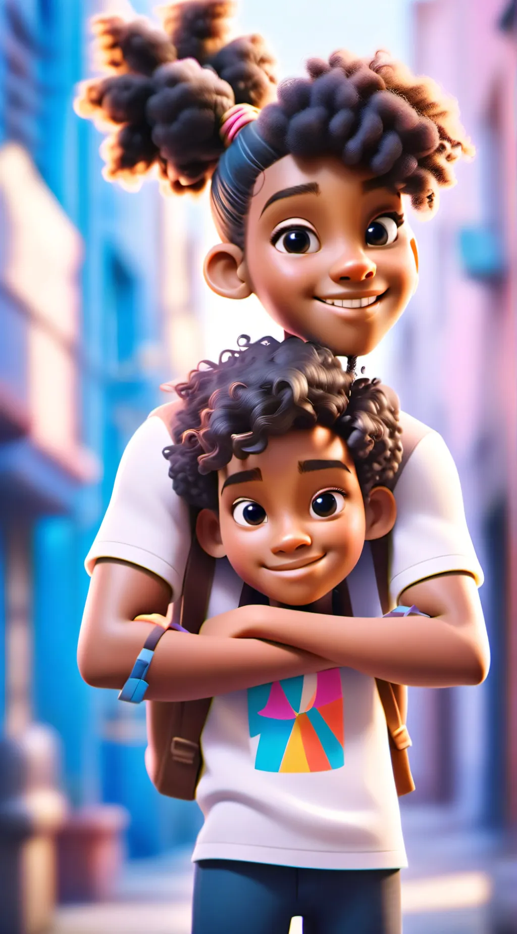 ai character: Ari/Ariana  background