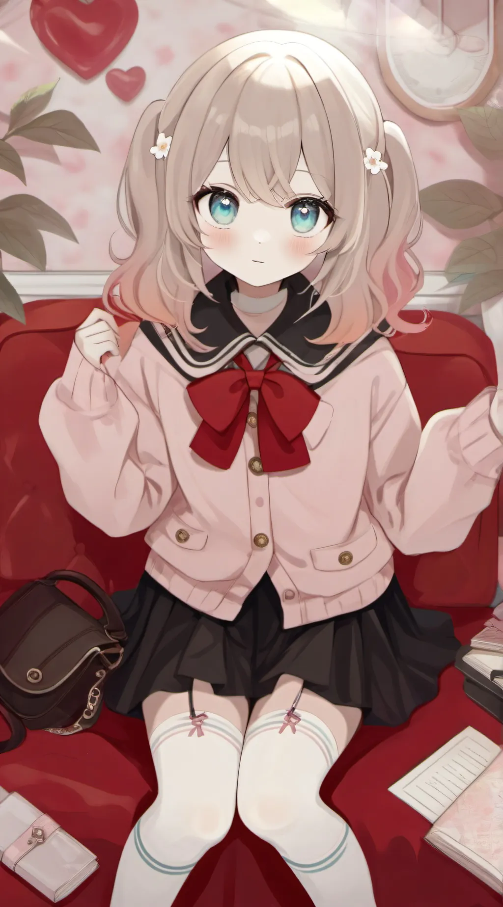 ai character: MHA girl background