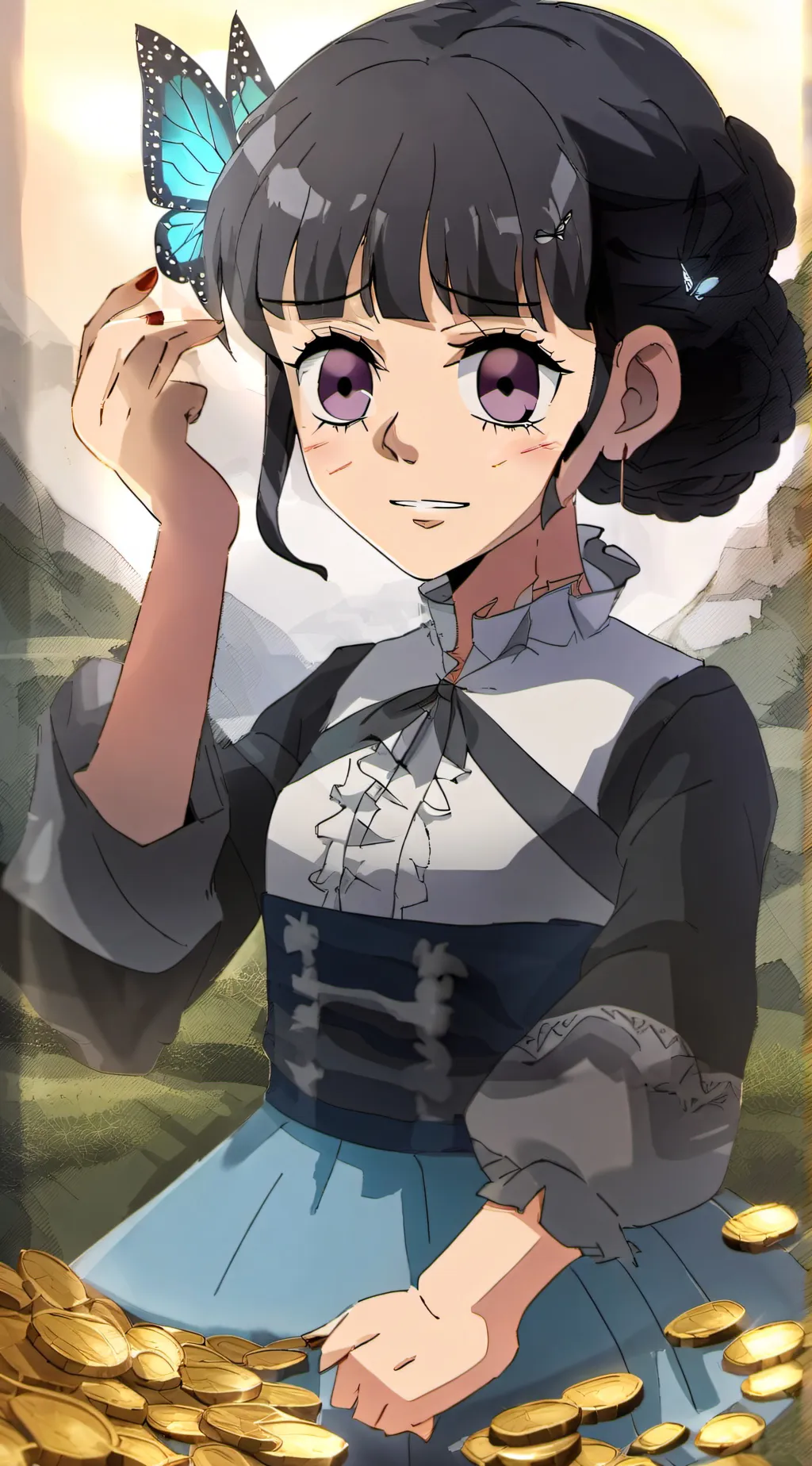 ai character: Kanao background