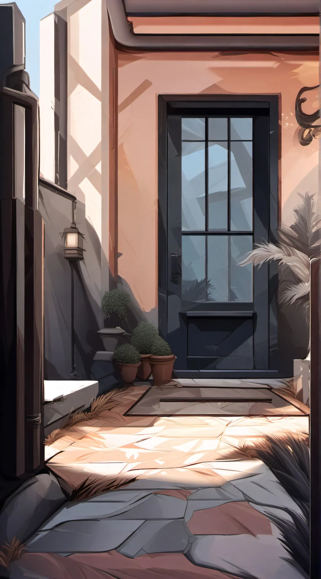 ai character: Smiling critters  background