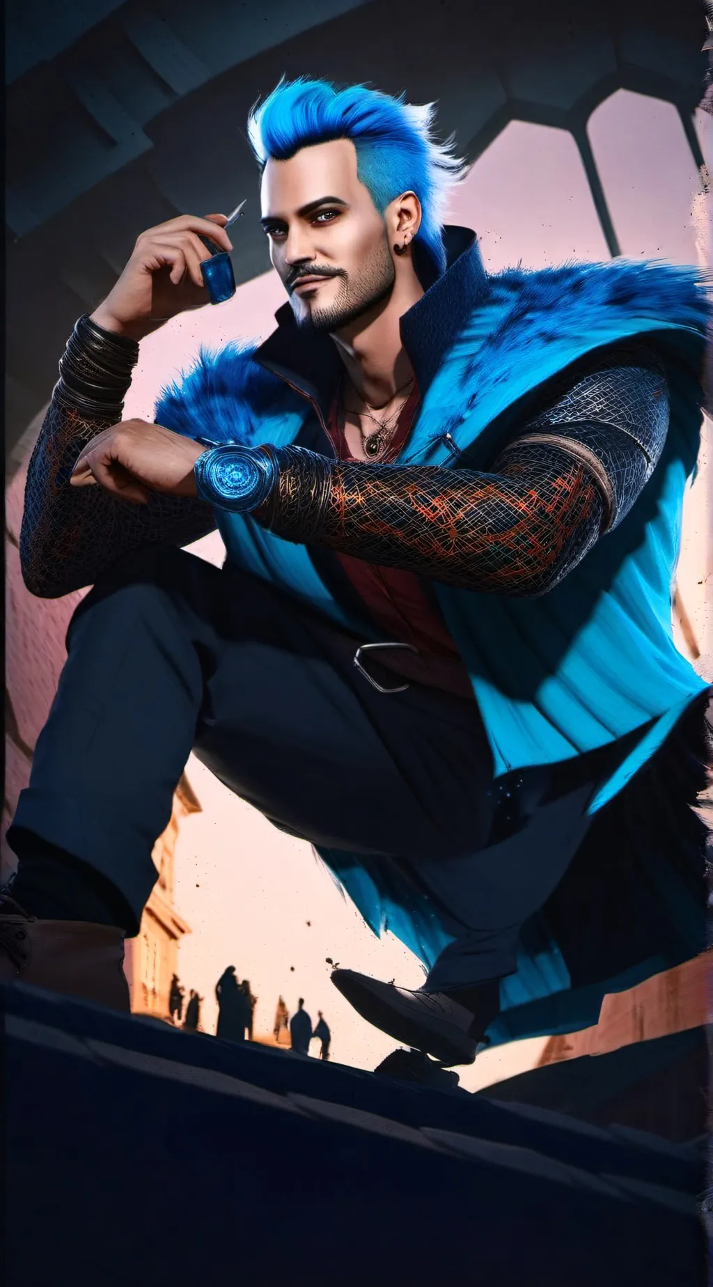 ai character: Hades background