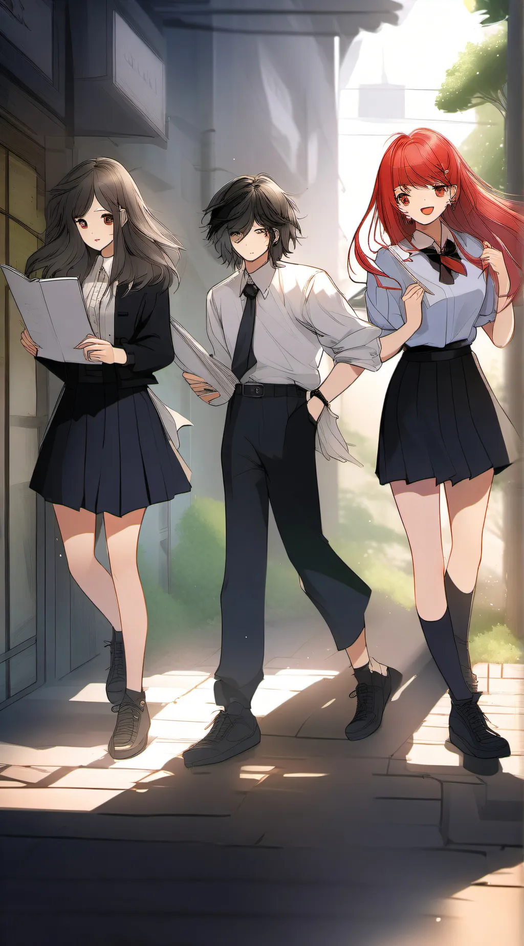 ai character: Friends  background