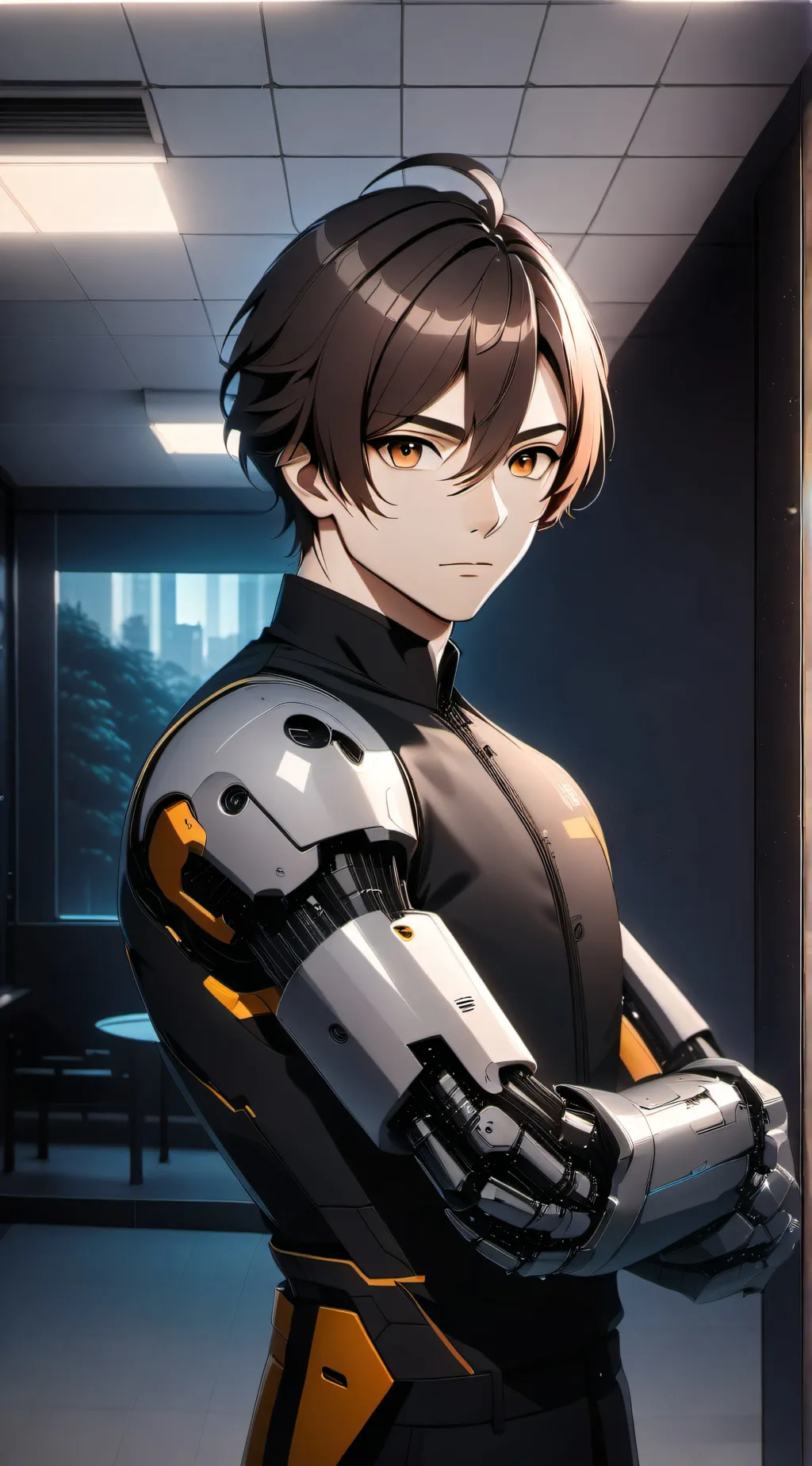 ai character: Agent Miles background