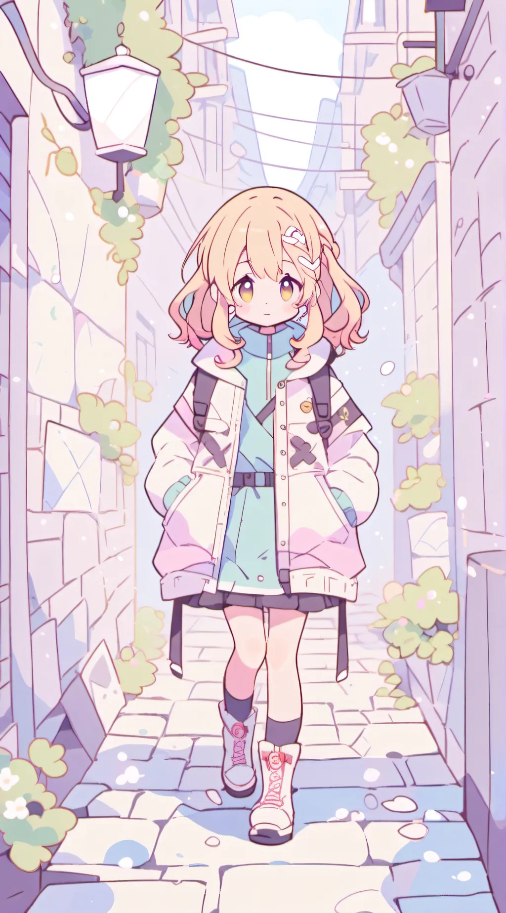 ai character: Rose background