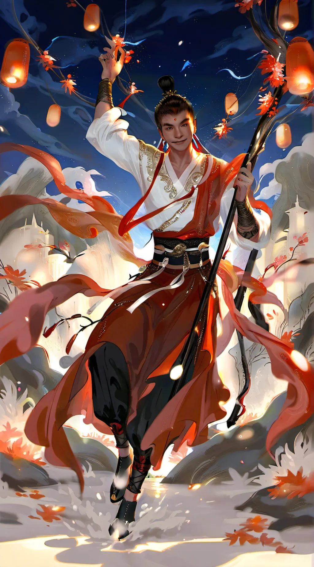 ai character: Mr I wanna fight u background