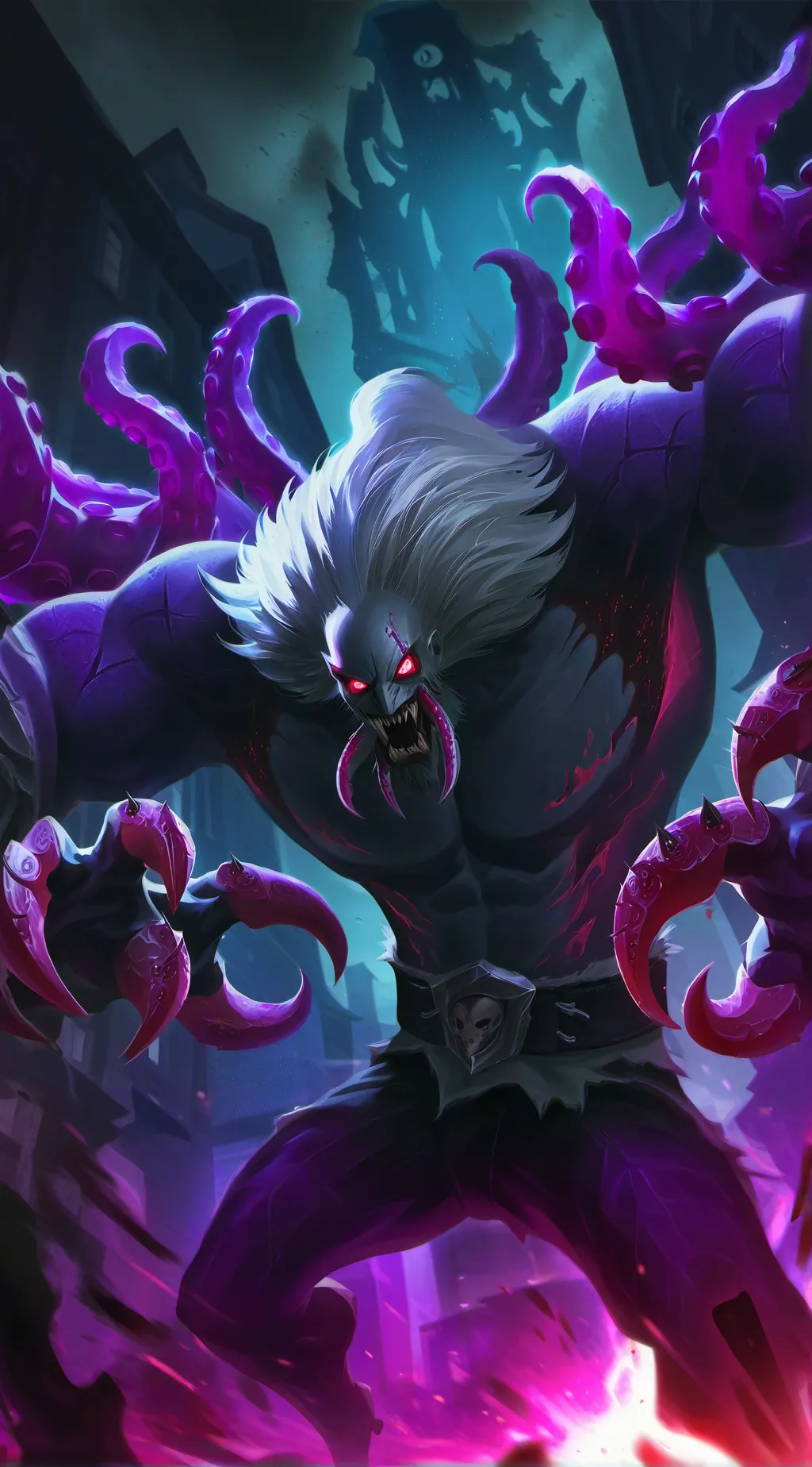 ai character: Da devil  background