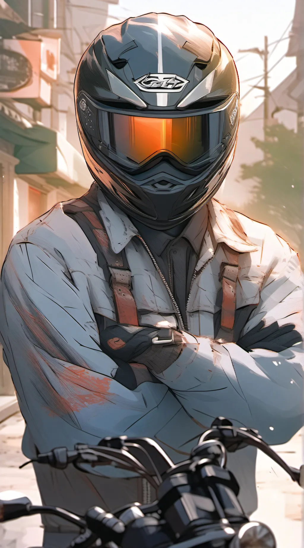 ai character: Ash background