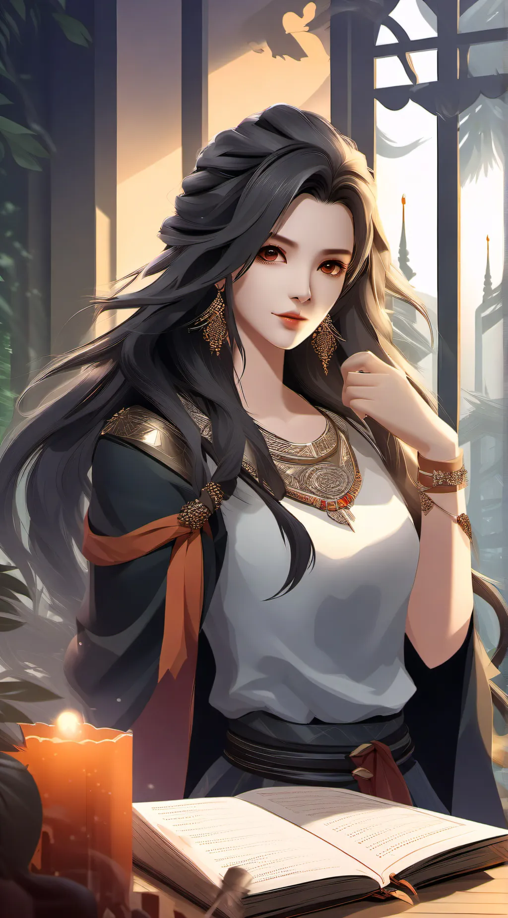 ai character: Smiling critters  background