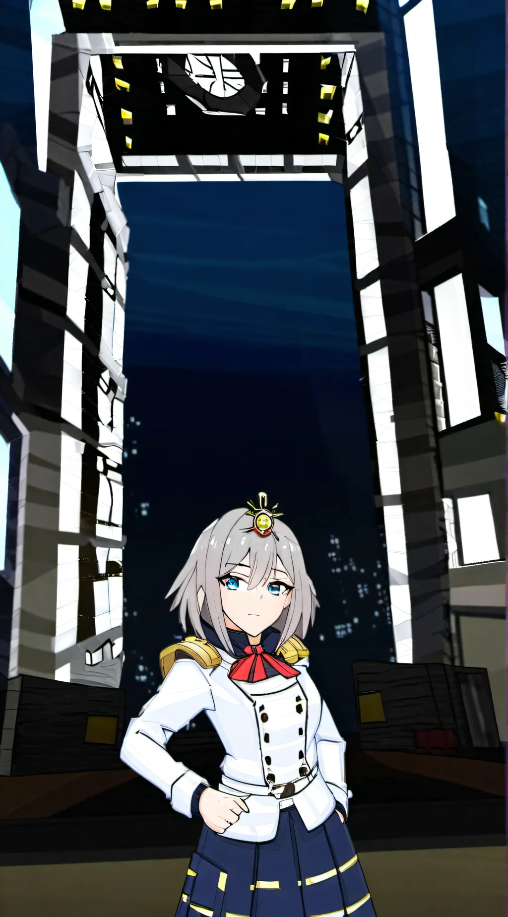 ai character: Shiroko background