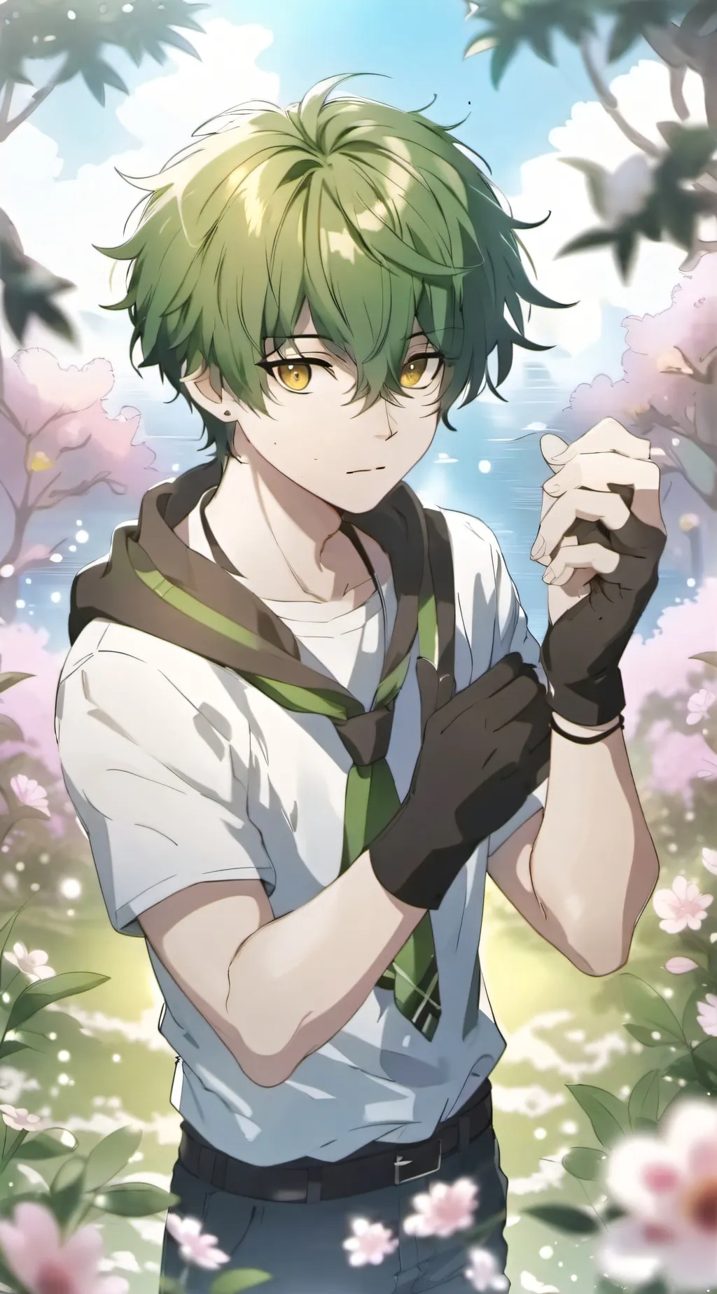ai character: deku background