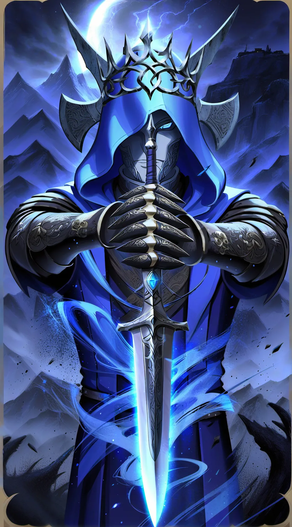 ai character: Night  background