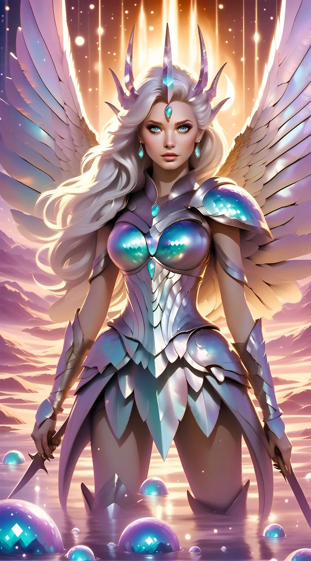 ai character: Summer background