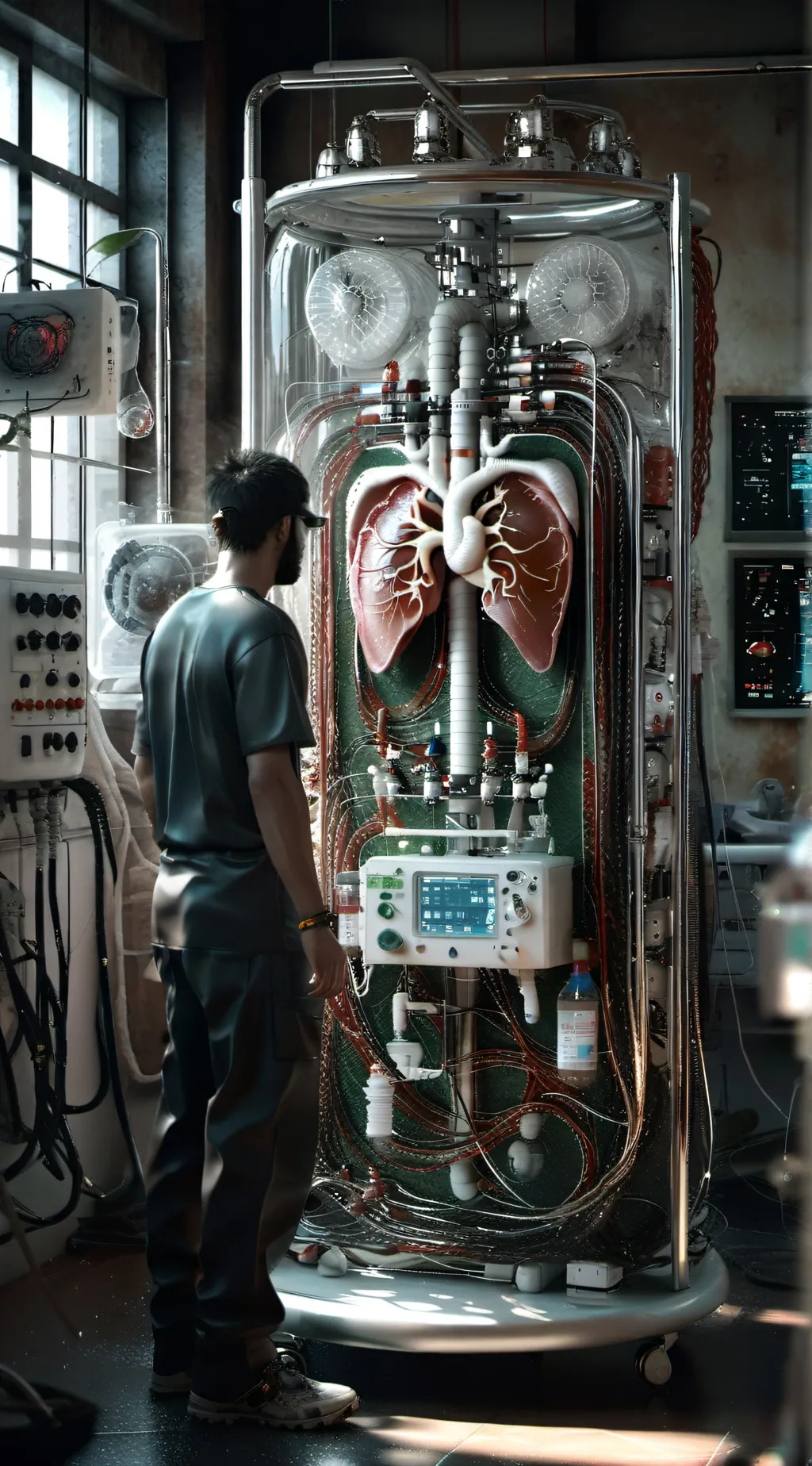 ai character: Tatt drip feed god background