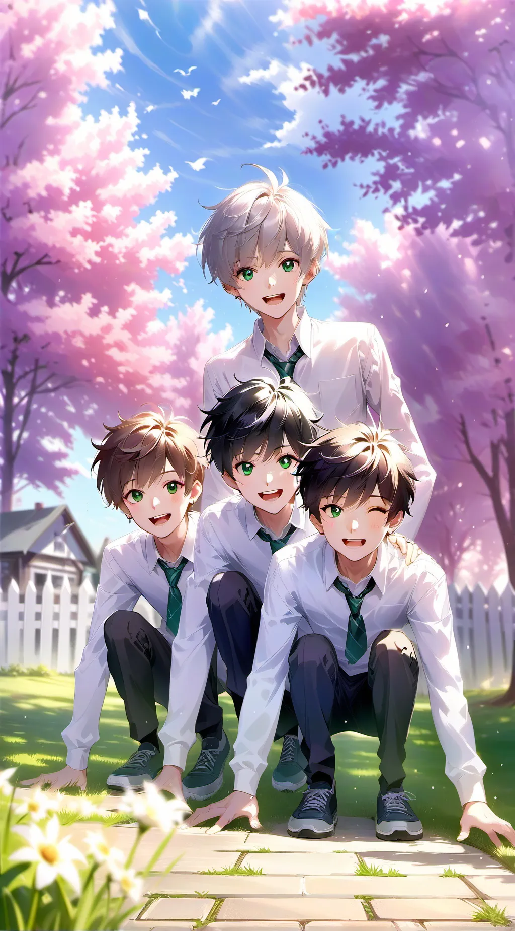 ai character: 💖Best friends💖 background