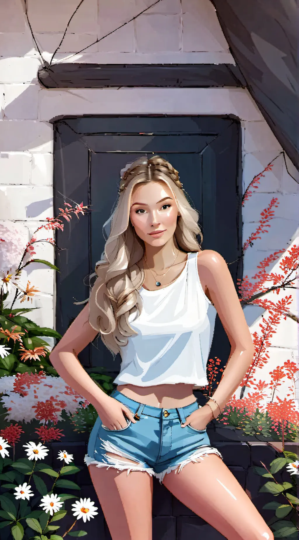 ai character: daisy background