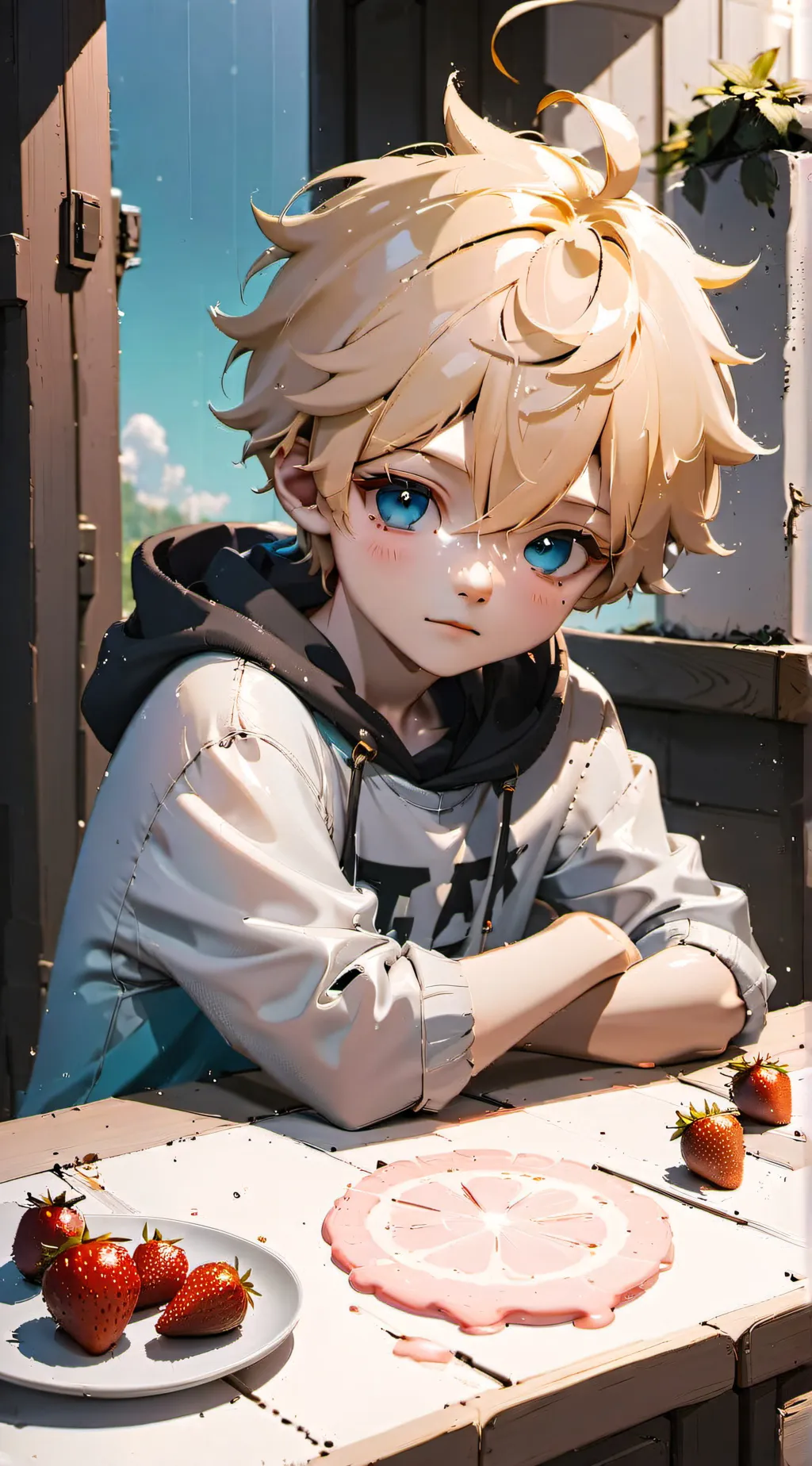 ai character: Leo background