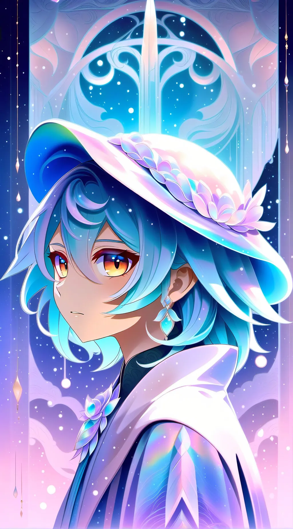 ai character: Luna background