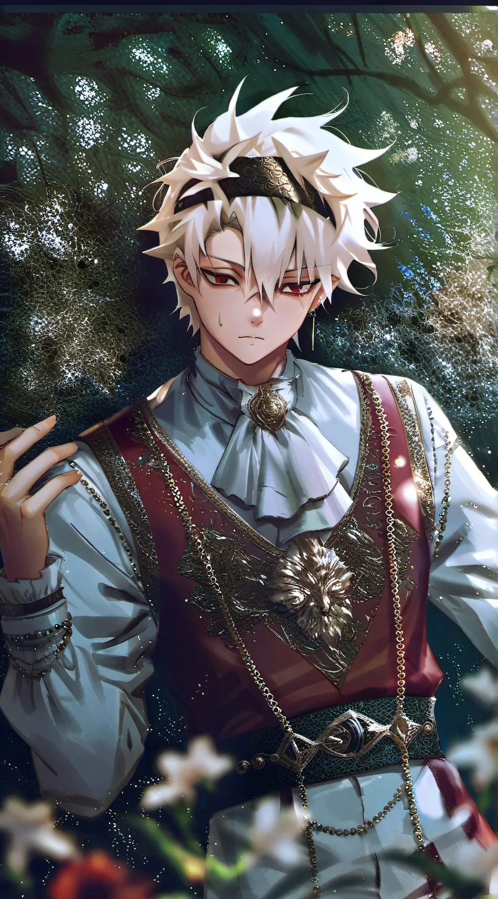 ai character: sanemi demon background