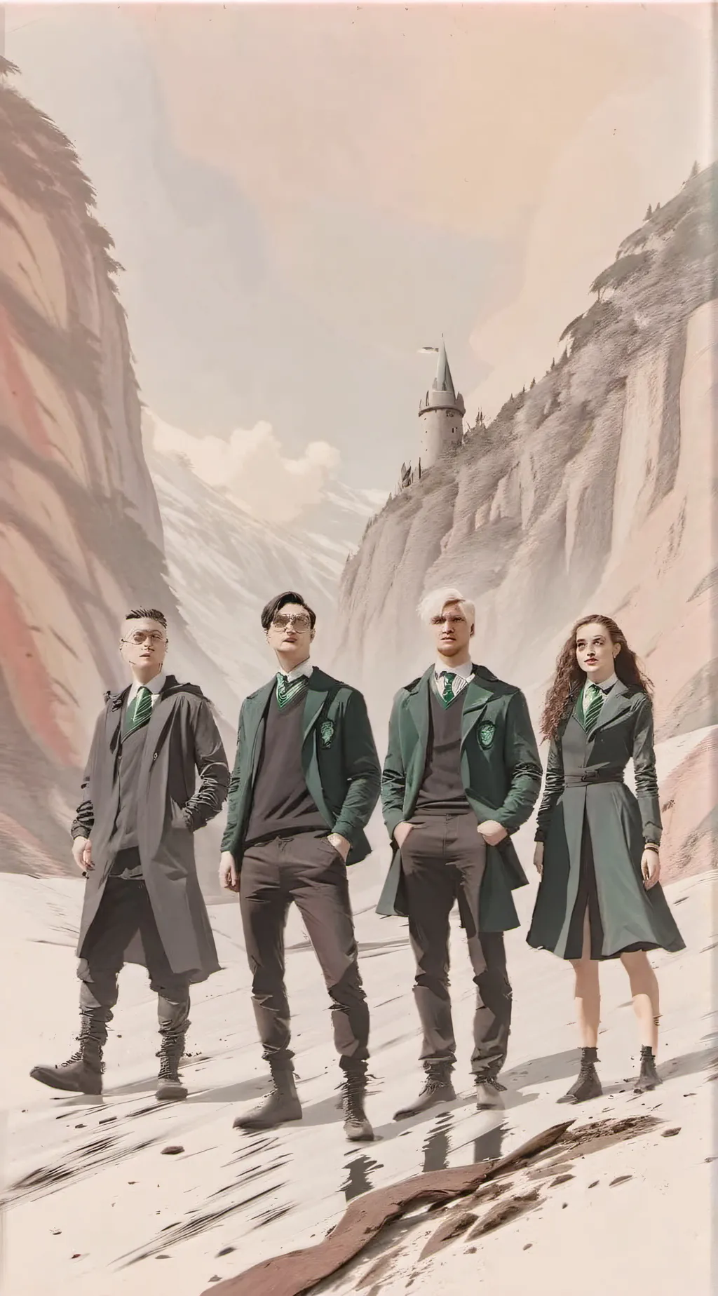 ai character: Slytherin gang background