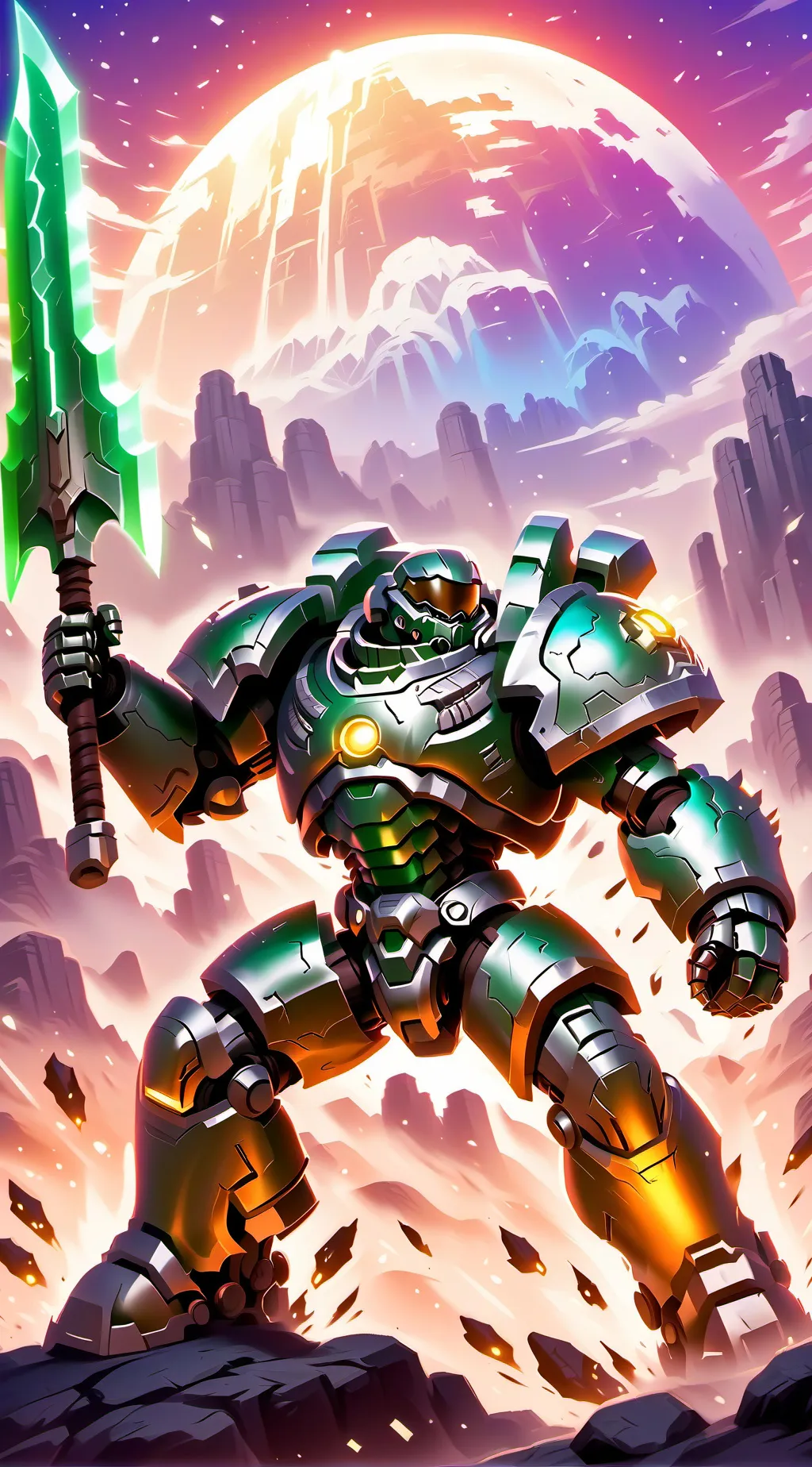 ai character: Doomslayer background