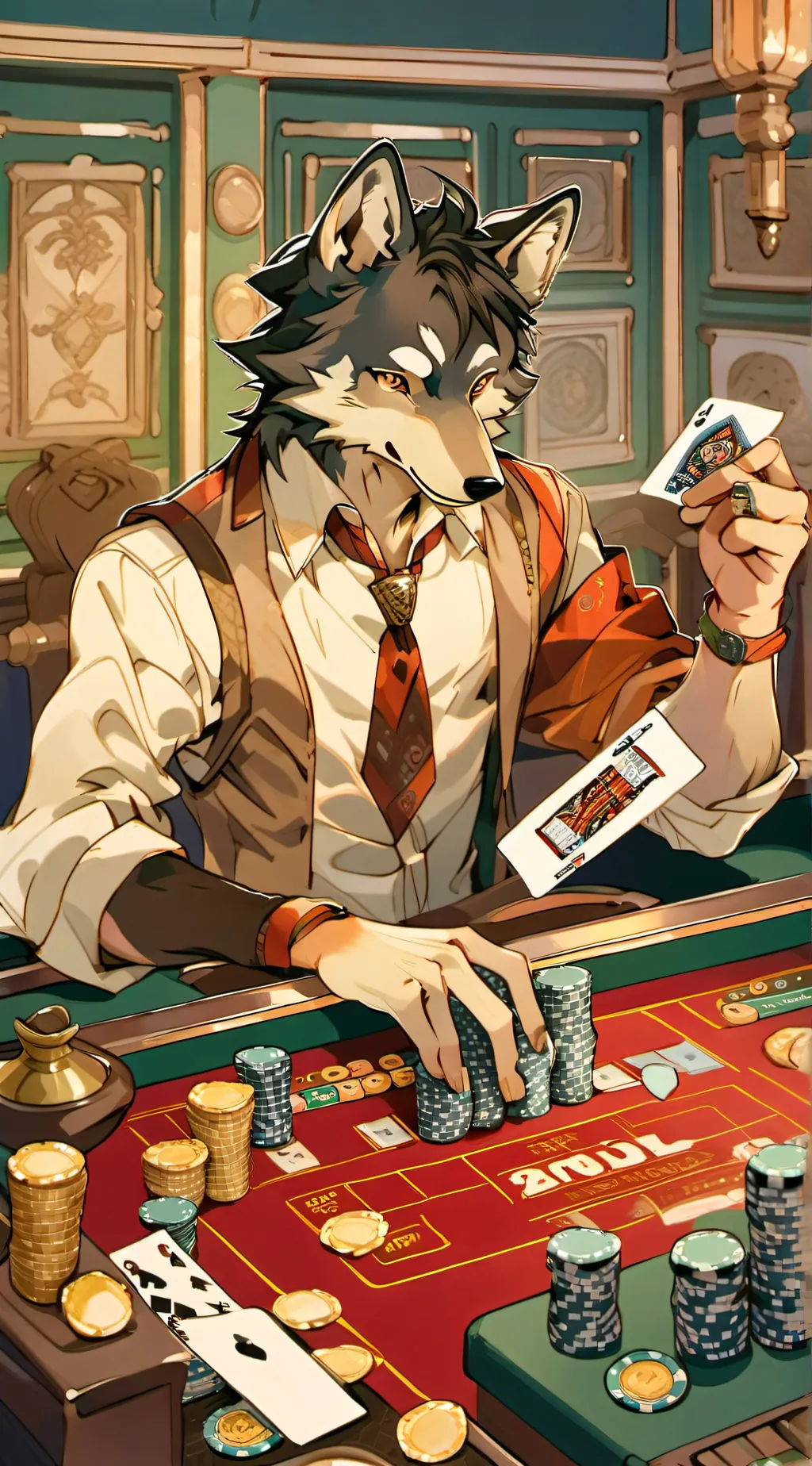 ai character: hh background