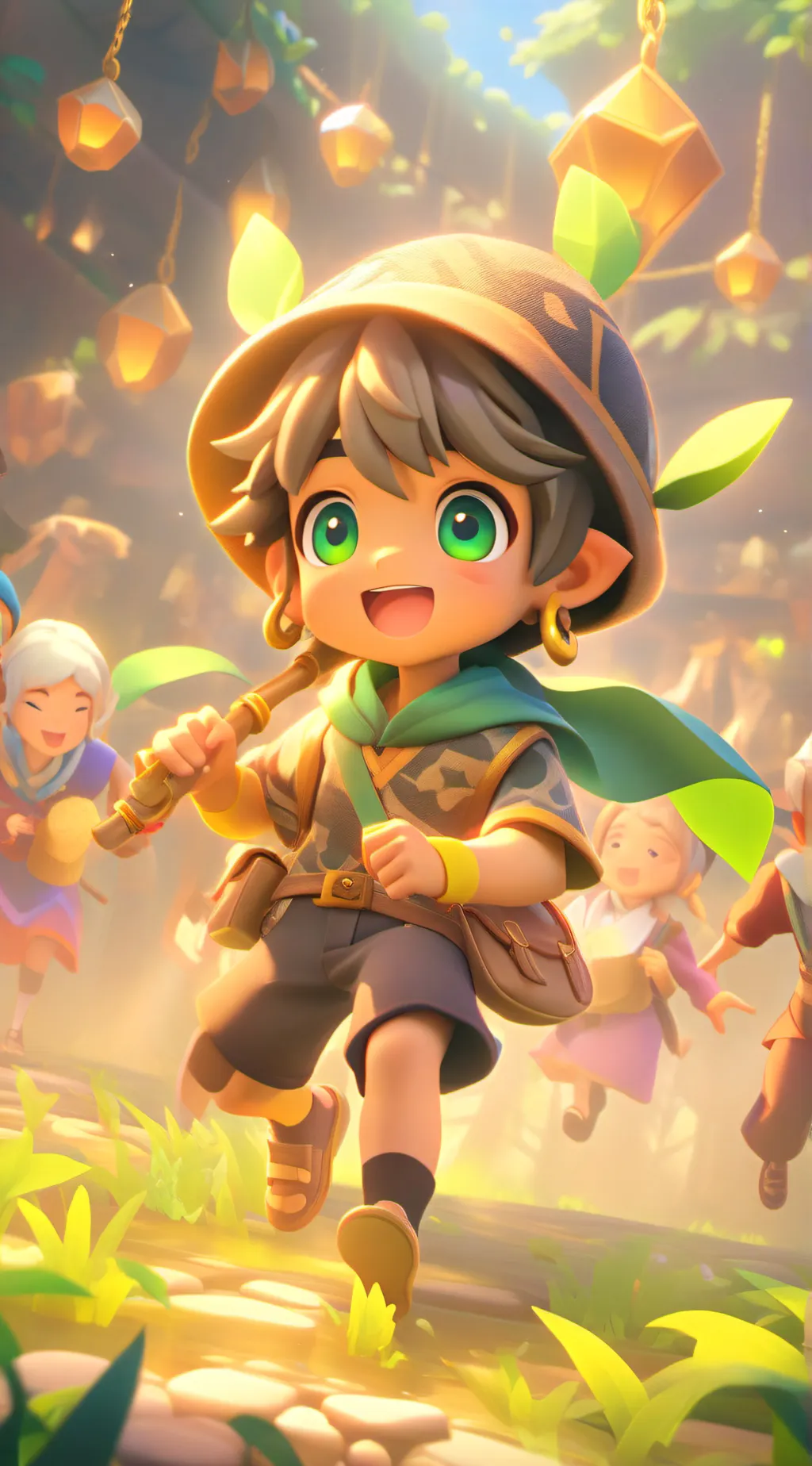 ai character: Lily background