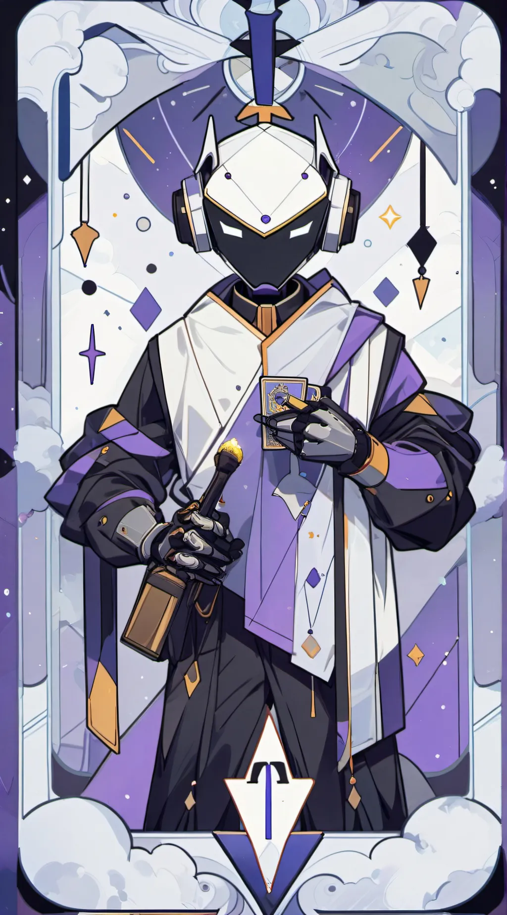 ai character: Robot furry  background