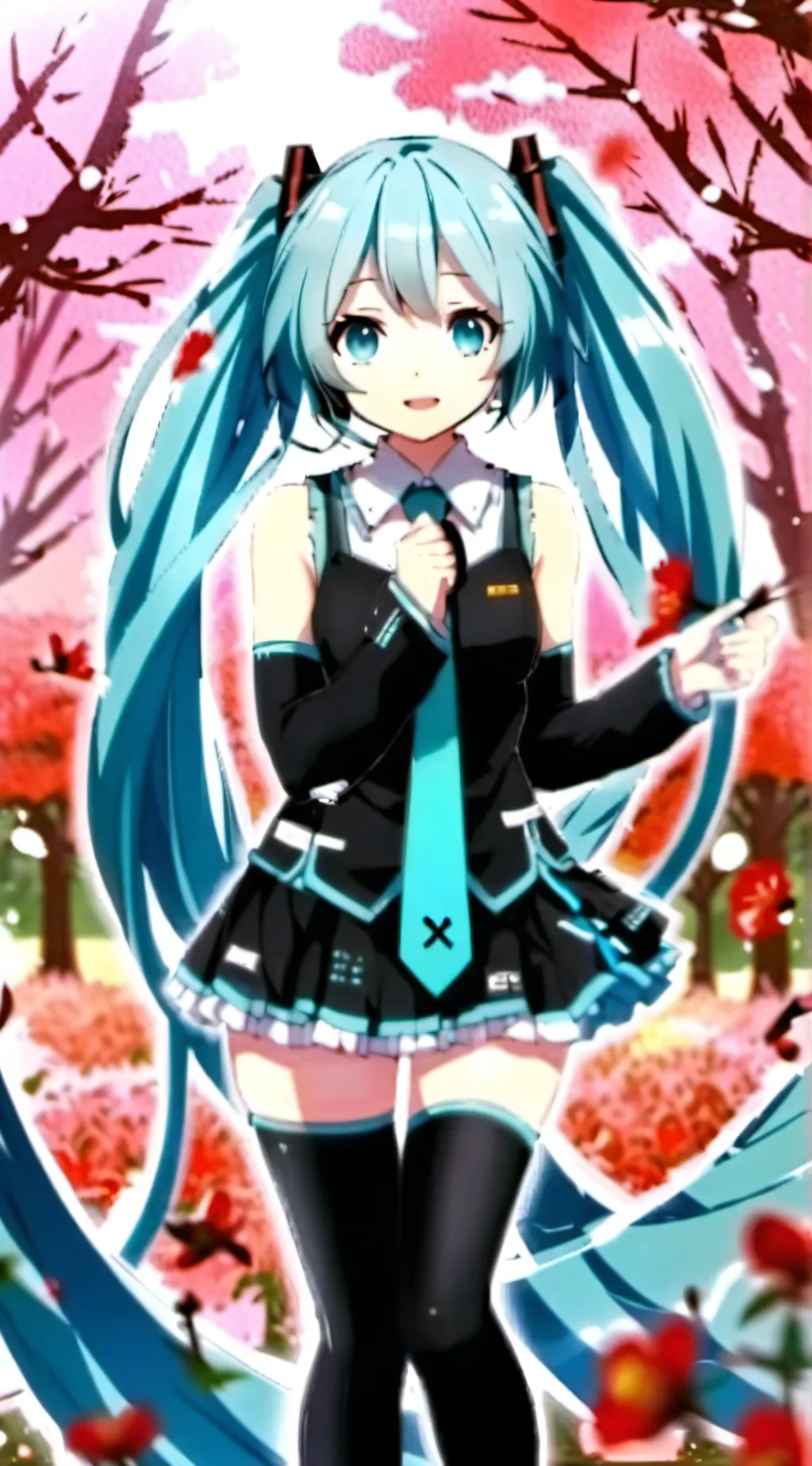 ai character: Aqua background