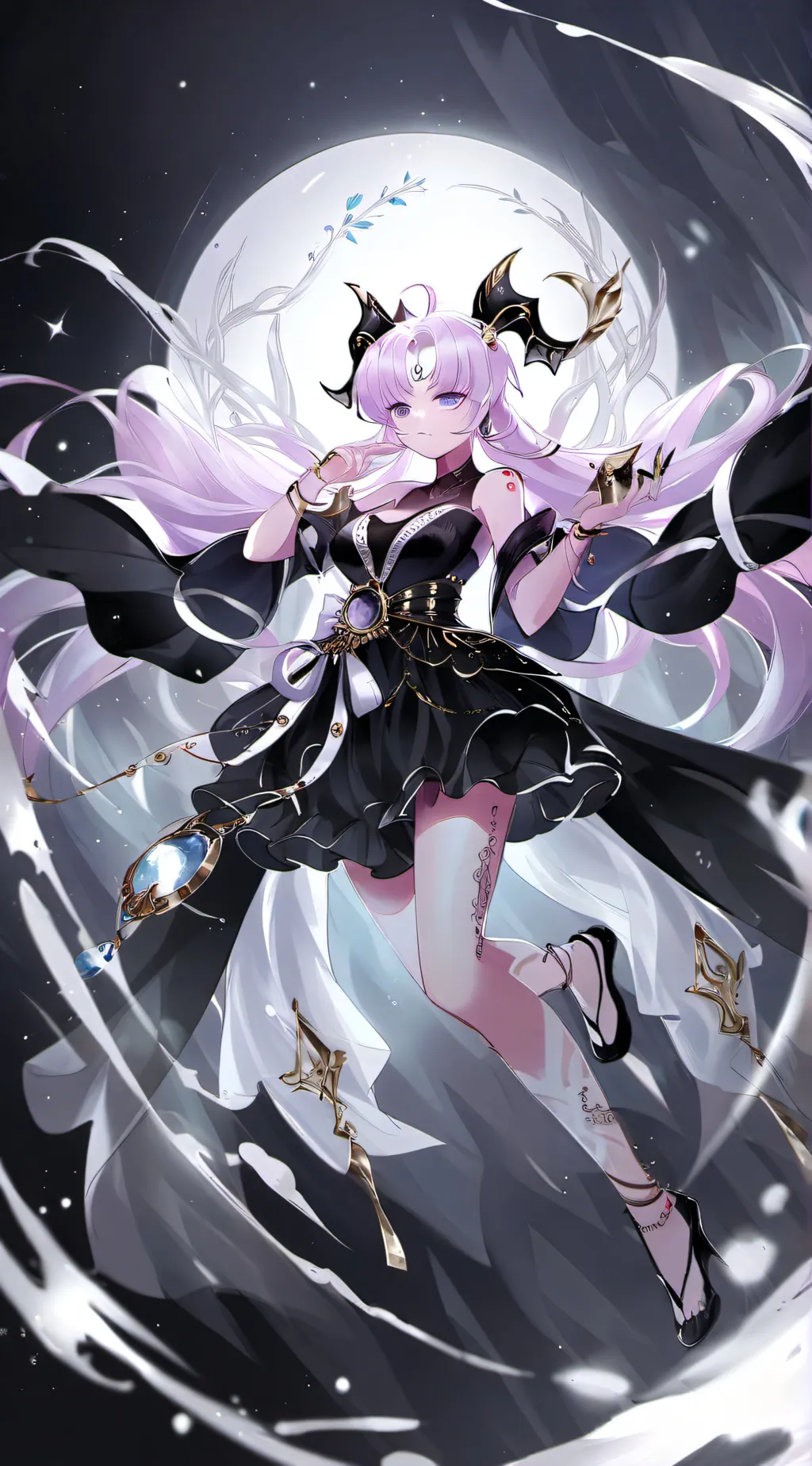 ai character: Luna background