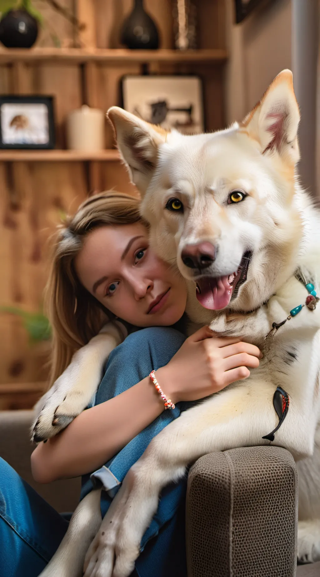 ai character: Katie  background