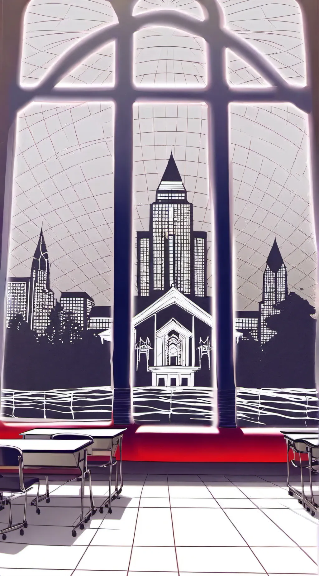 ai character: Murder●○School● background