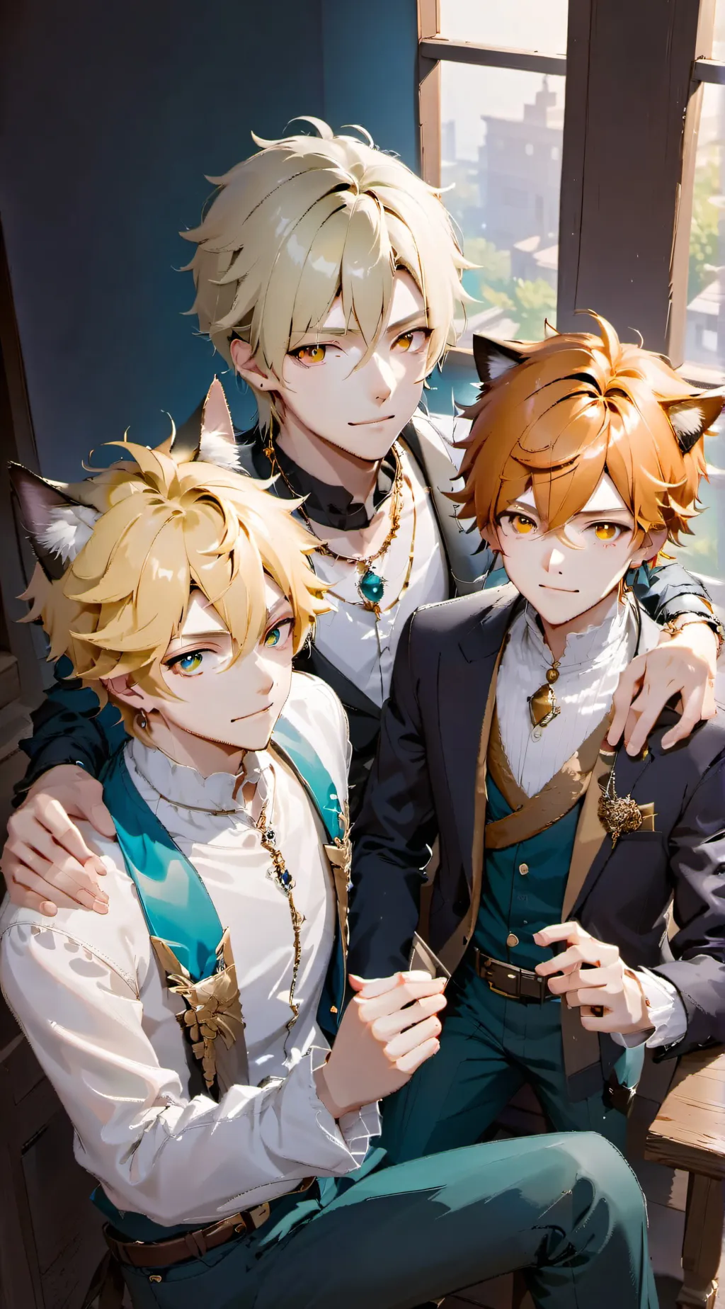 ai character: Kane, leo, Ryder background