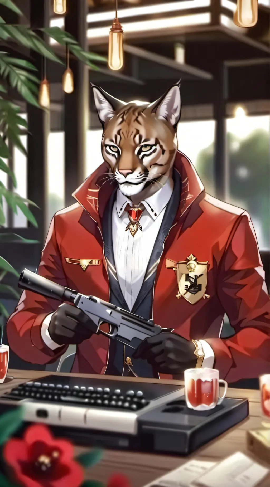 ai character: randomfloppa background