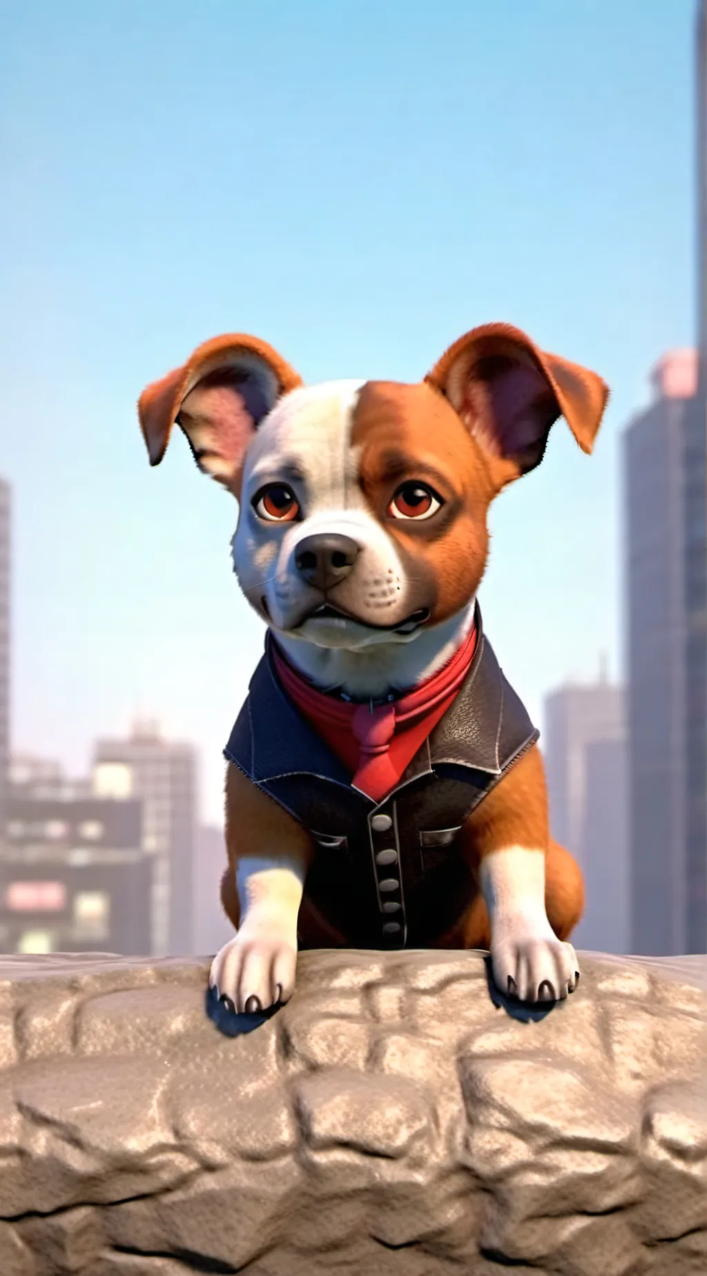 ai character: nice doggie background