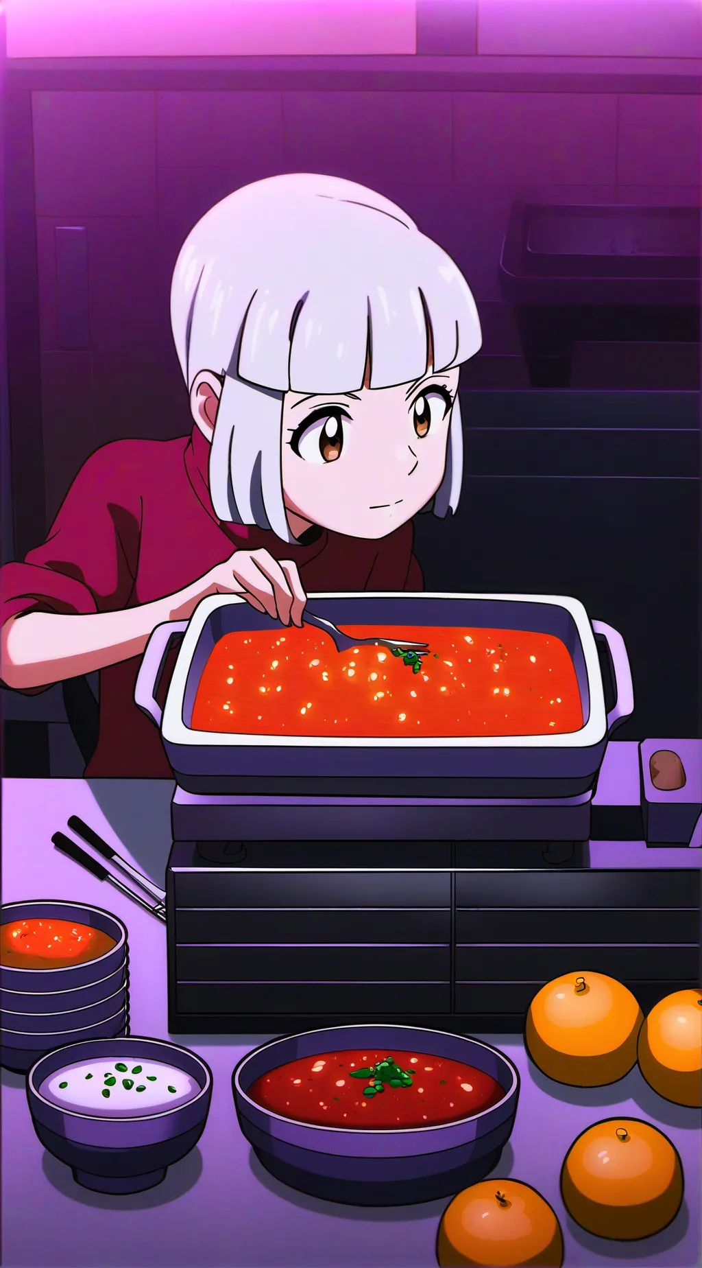 ai character: Mandarin worker background