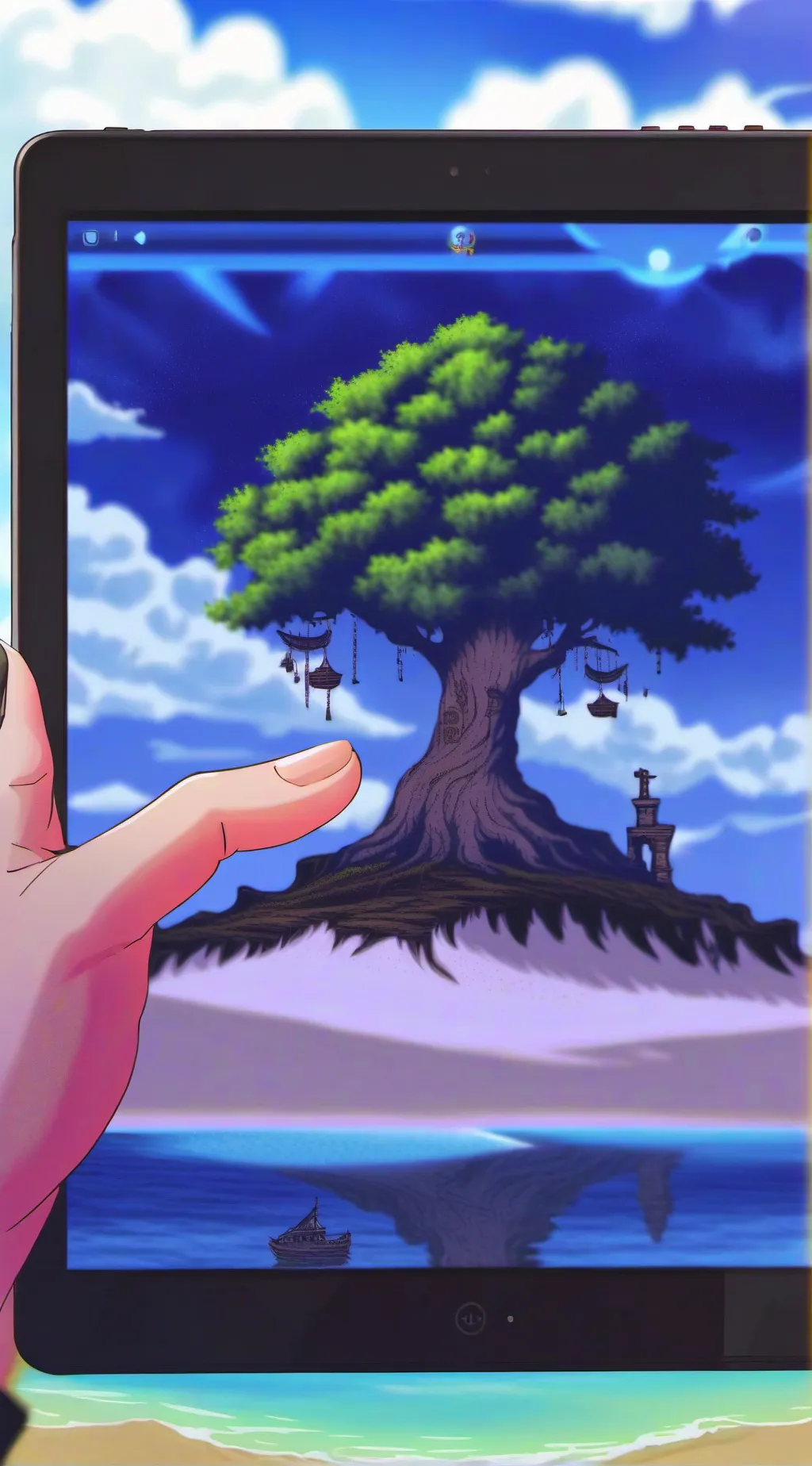 ai character: Palworld fan made background