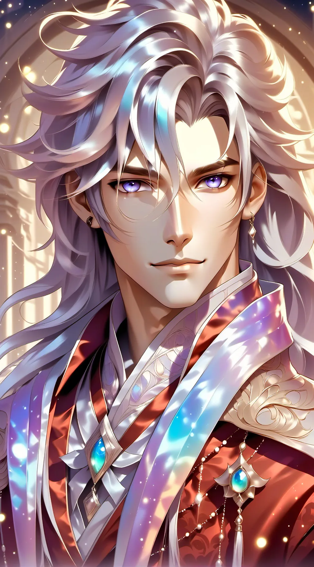 ai character: Riku Diamone  background