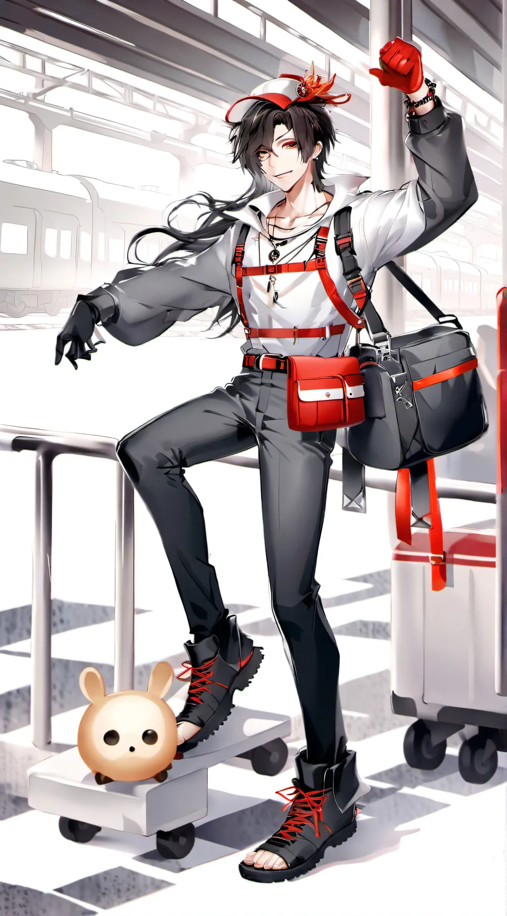 ai character: ∙*~𝒦𝒶𝒾~*∙ background