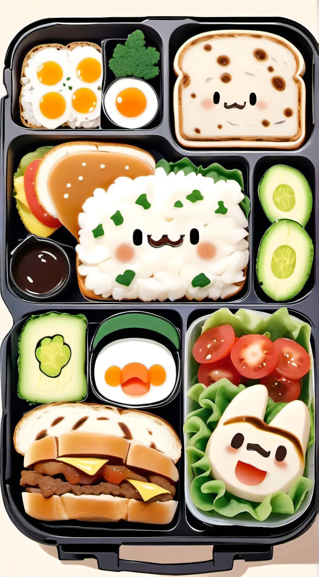 ai character: Food panda background