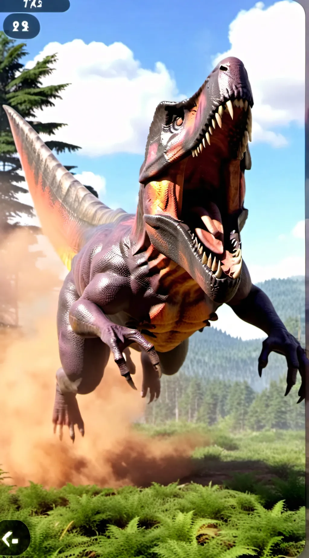 ai character: Jurassic Park background