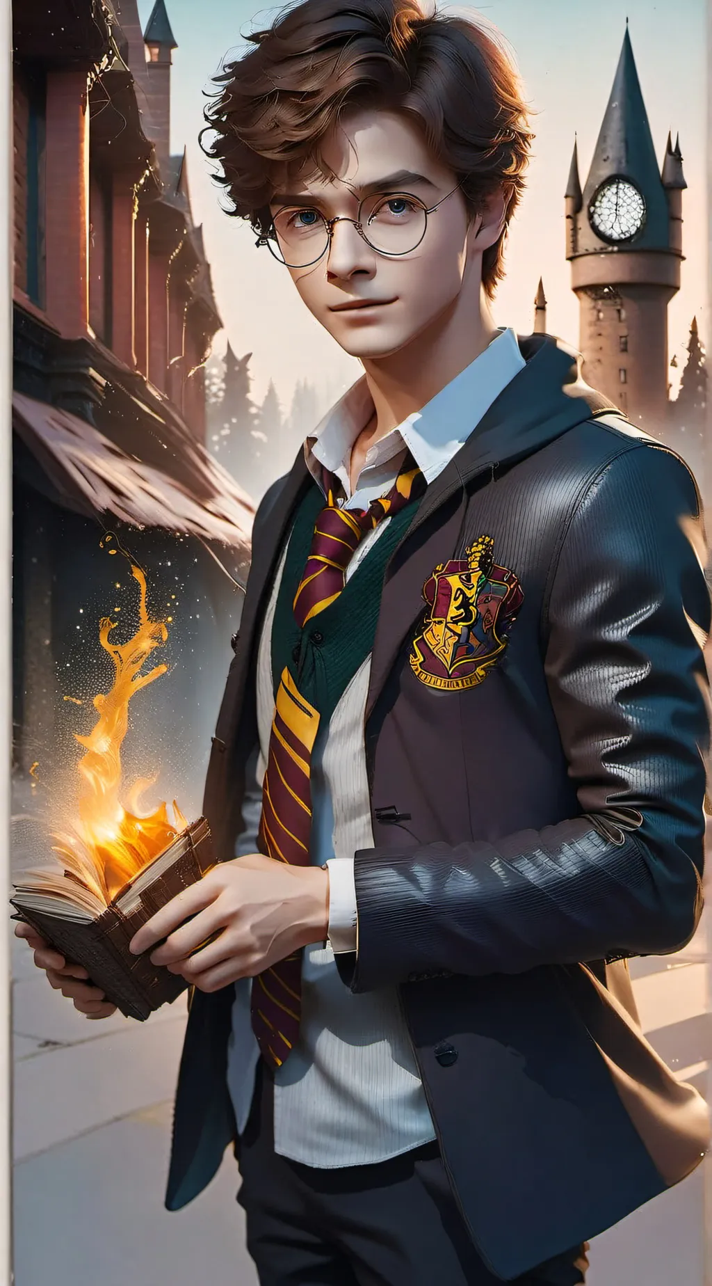 ai character: Harry Potter background
